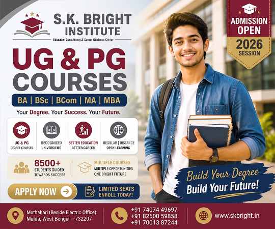 UG &amp; PG Admission Open