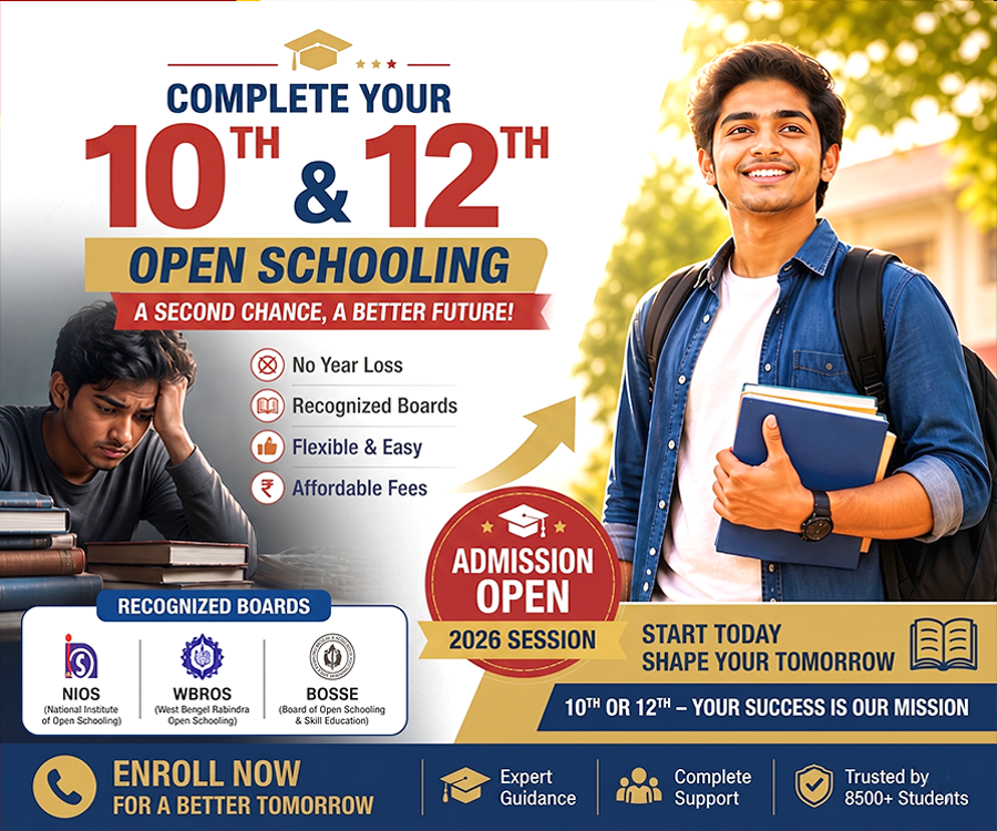 10th &amp; !2th Open Schooling Admission Open