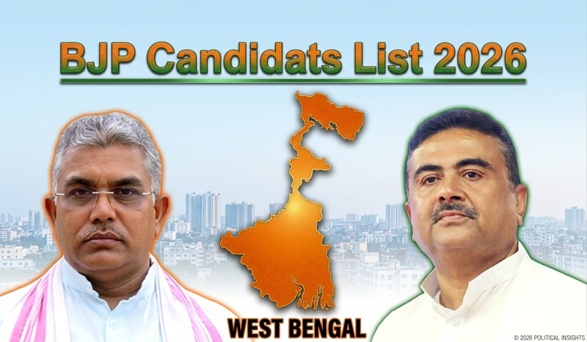 BJP Candidate List of West Bengal Assembly Election 2026